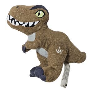 Jurassic World Plush 2014 Hasbro 8" T-Rex Dinosaur Stuffed Animal Brown Toy
